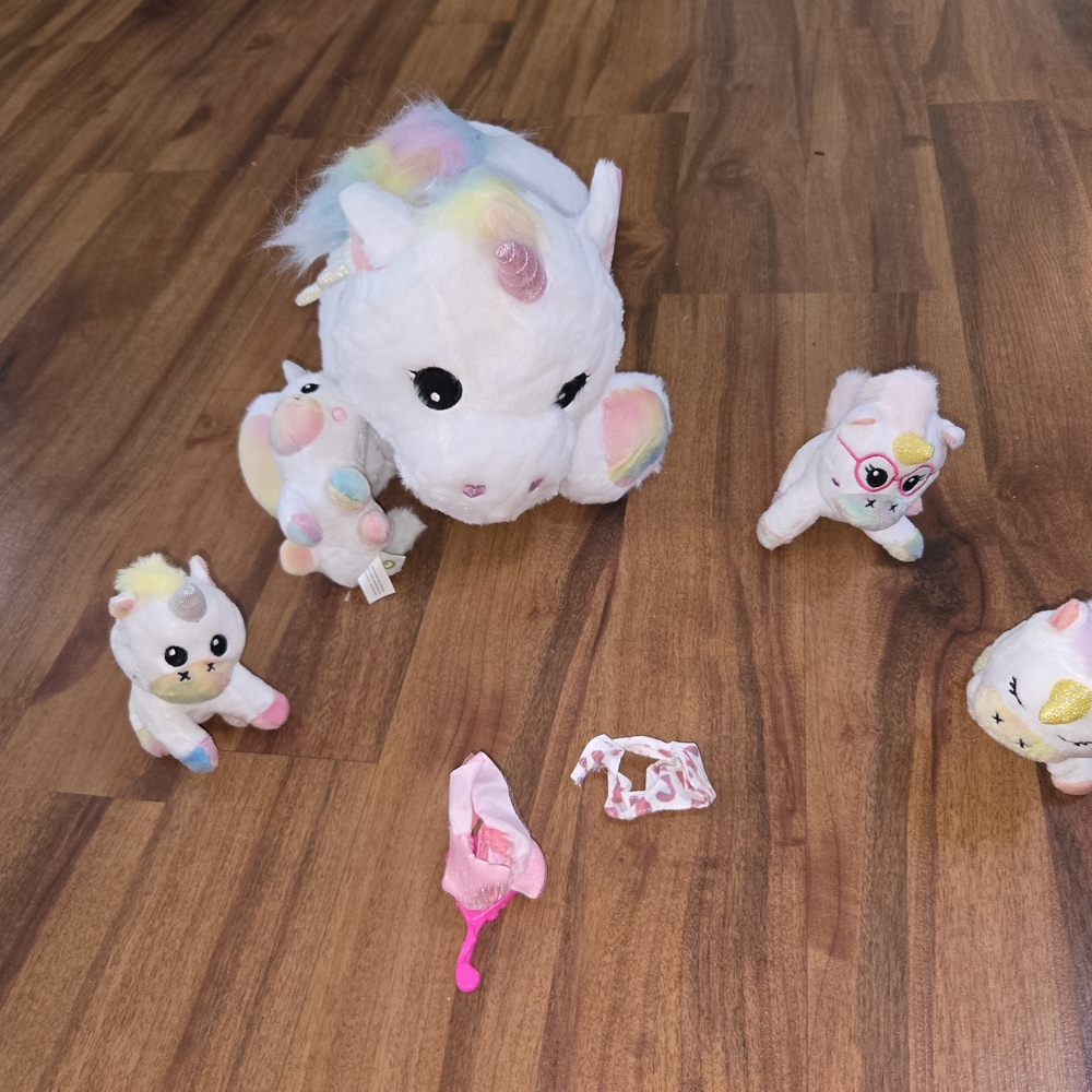 Rainbow unicorn stuffed Adorable Plush Unicorn Set